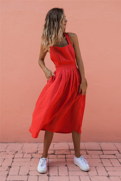 Emma | Robe Midi Femme Chic-4