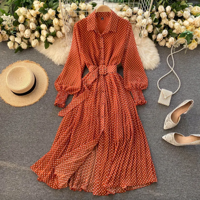 Coralie | Robe en mousseline de soie