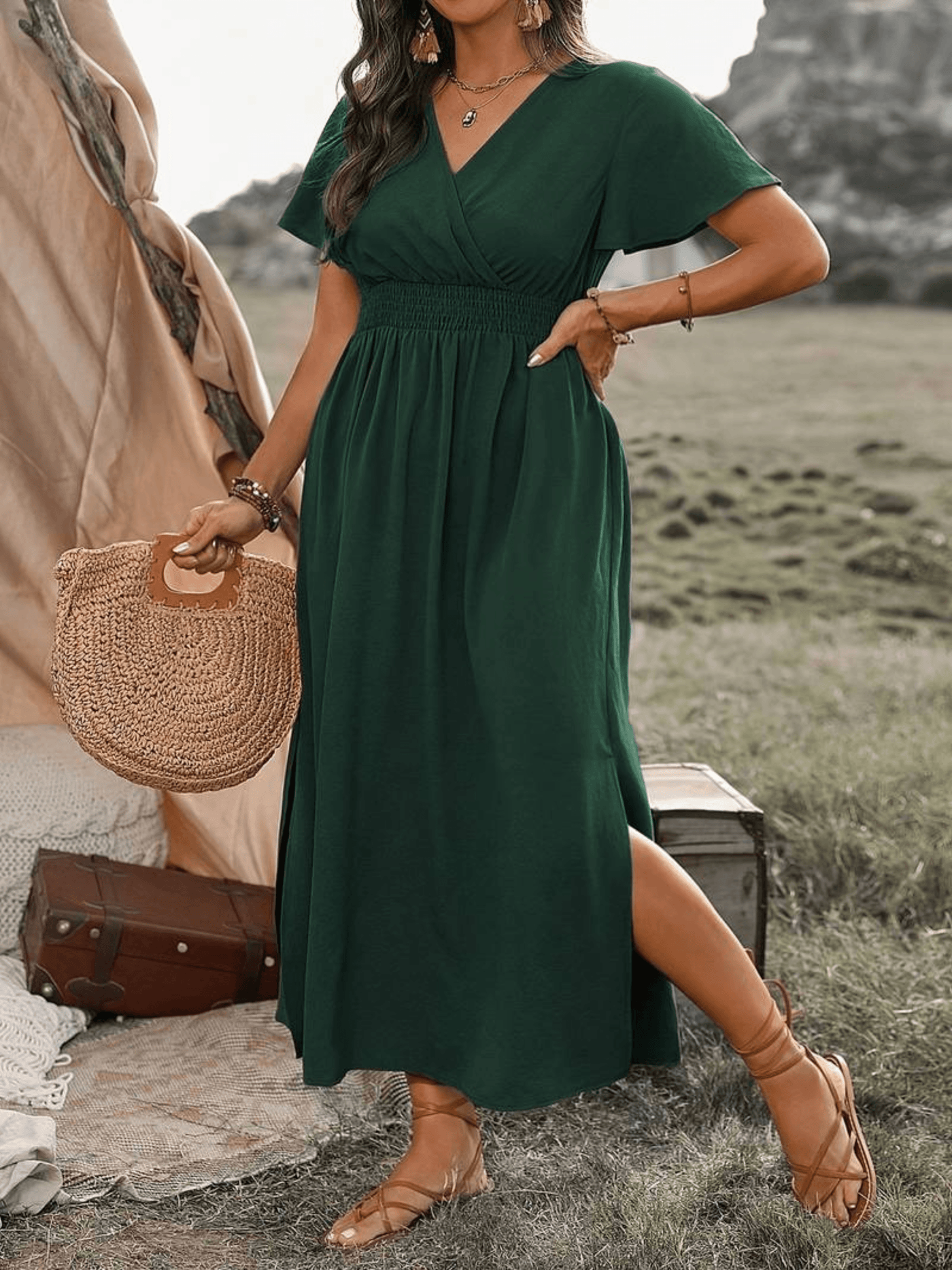 Audrey | Robe longue élégante