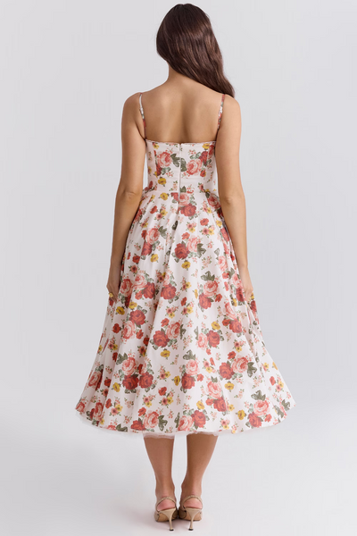 Anna | Splendido abito midi lucido