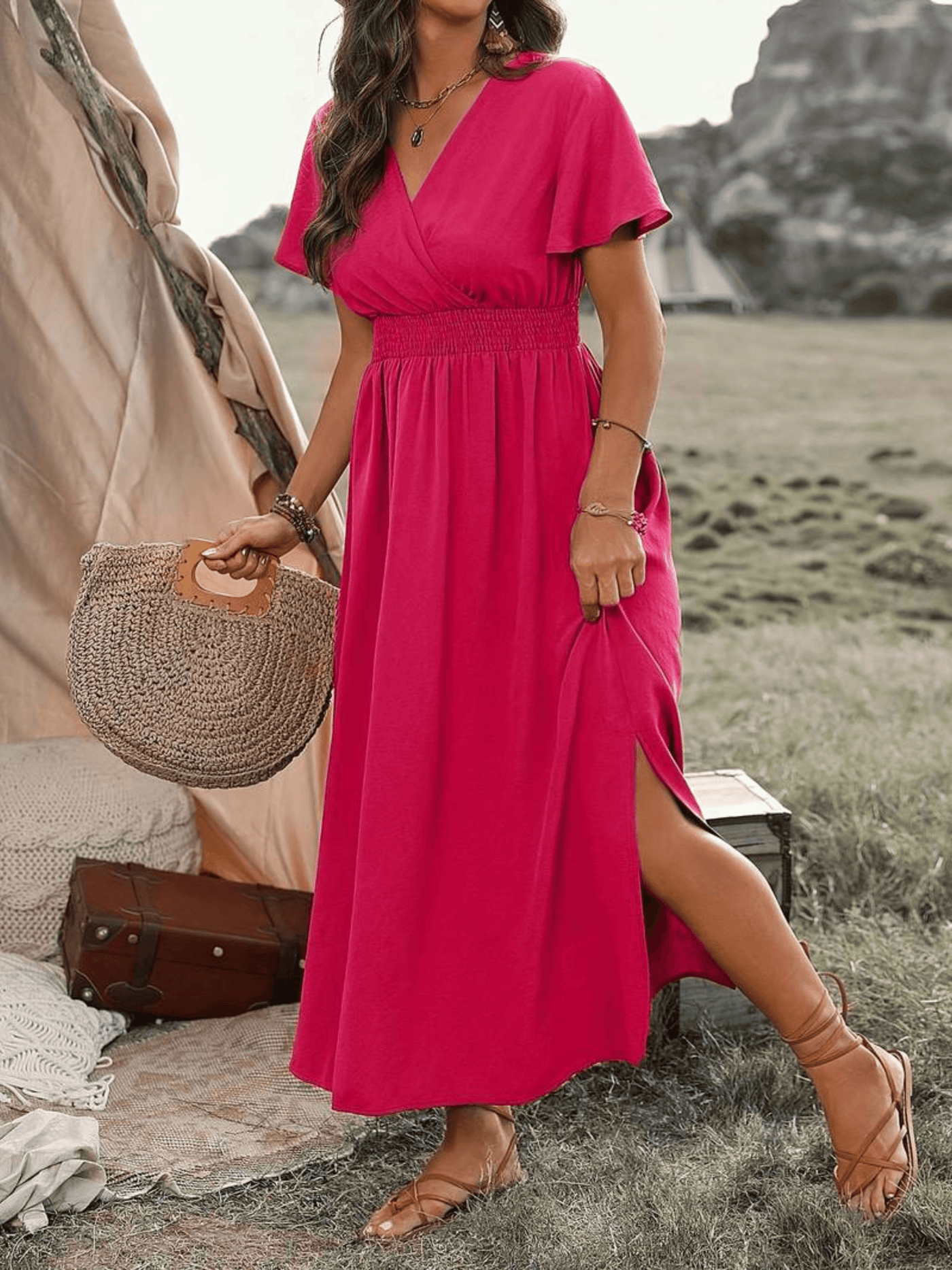 Audrey | Robe longue élégante