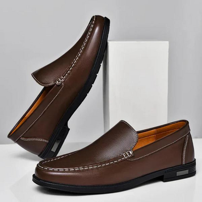 Mario | Mocassins italiens en cuir véritable