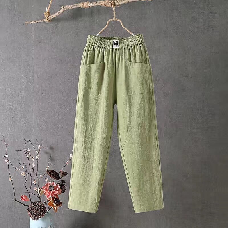 Variant image for Emma | Pantalon Fluide Femme en Lin et Coton-3