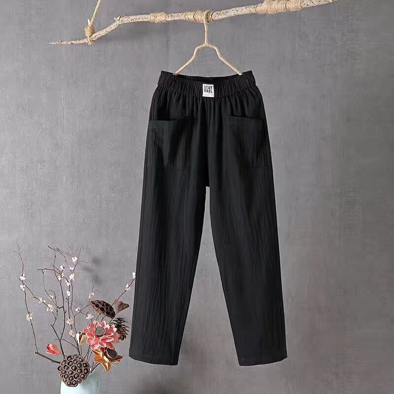 Variant image for Emma | Pantalon Fluide Femme en Lin et Coton-11