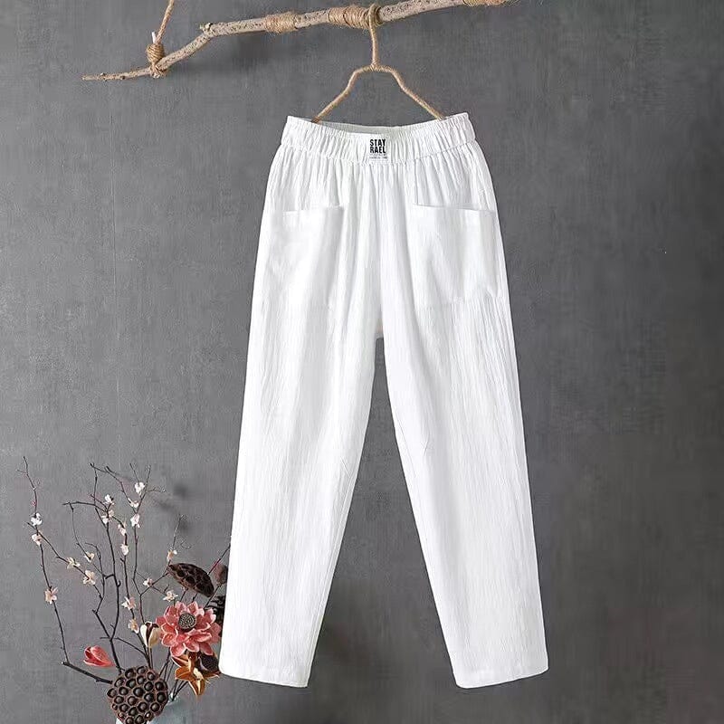 Variant image for Emma | Pantalon Fluide Femme en Lin et Coton-27