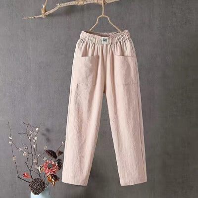 Variant image for Emma | Pantalon Fluide Femme en Lin et Coton-19