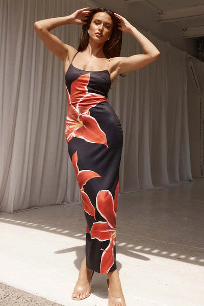 Sophie | Robe Longue Fleurie-6
