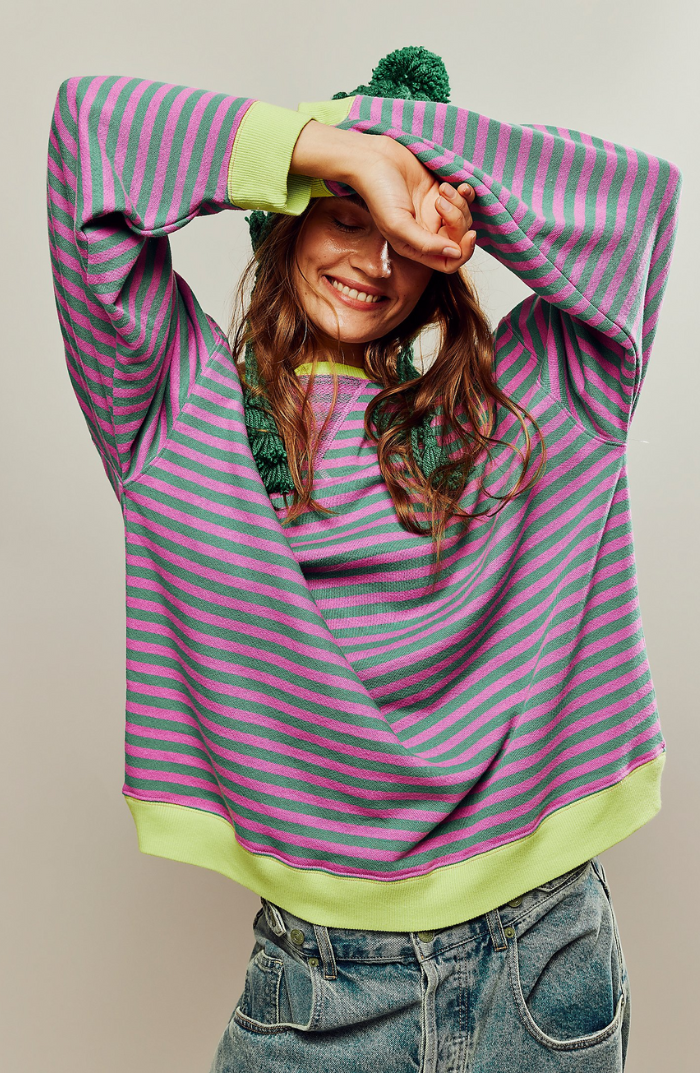 Dariela | Pull rayé surdimensionné