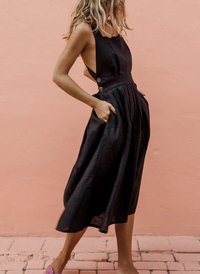 Emma | Robe Midi Femme Chic-6