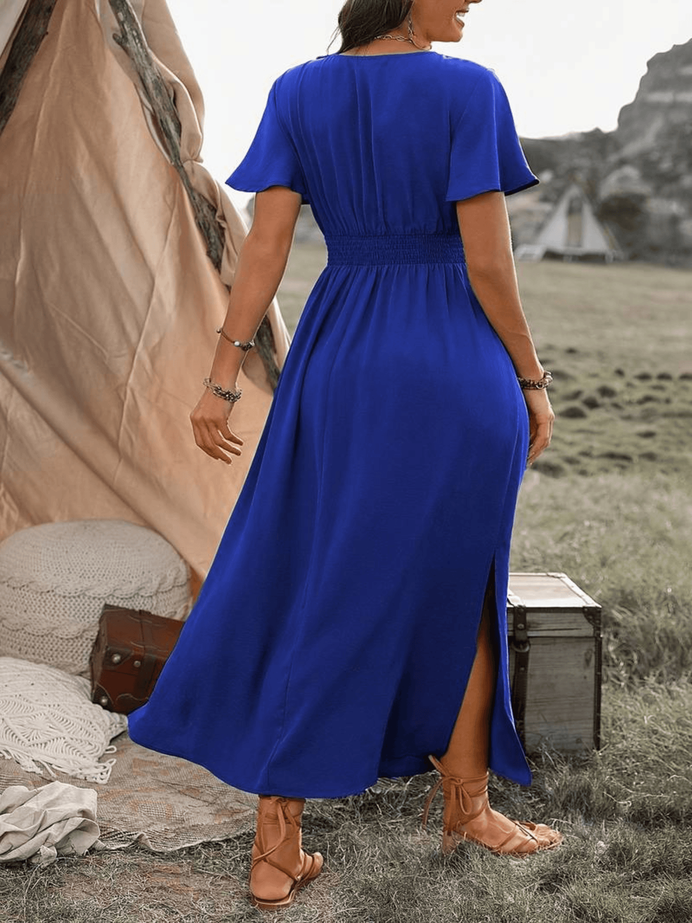 Audrey | Robe longue élégante