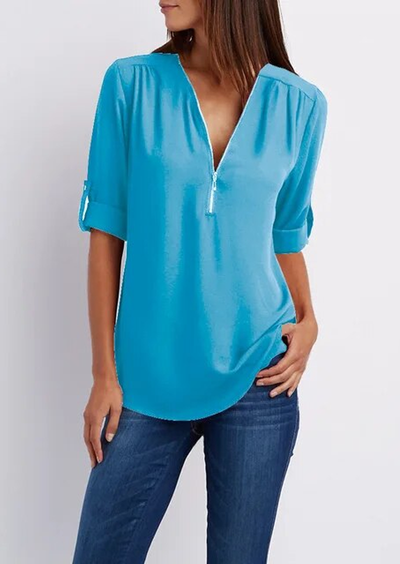 Variant image for Kassidy Chemisier Femme Chic – Design Moderne avec Fermeture Éclair-40