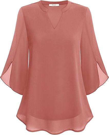 Celeste | Blouse Élégante à Manches Divisées-6
