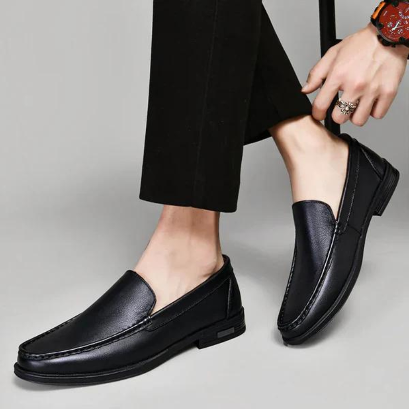 Mario | Mocassins italiens en cuir véritable
