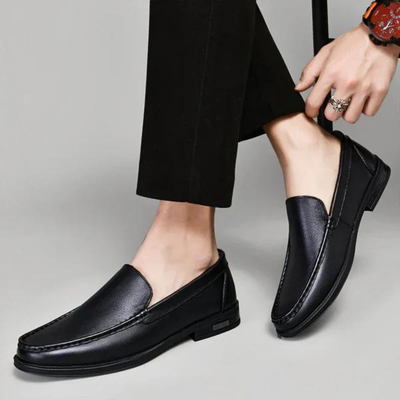 Mario | Mocassins italiens en cuir véritable