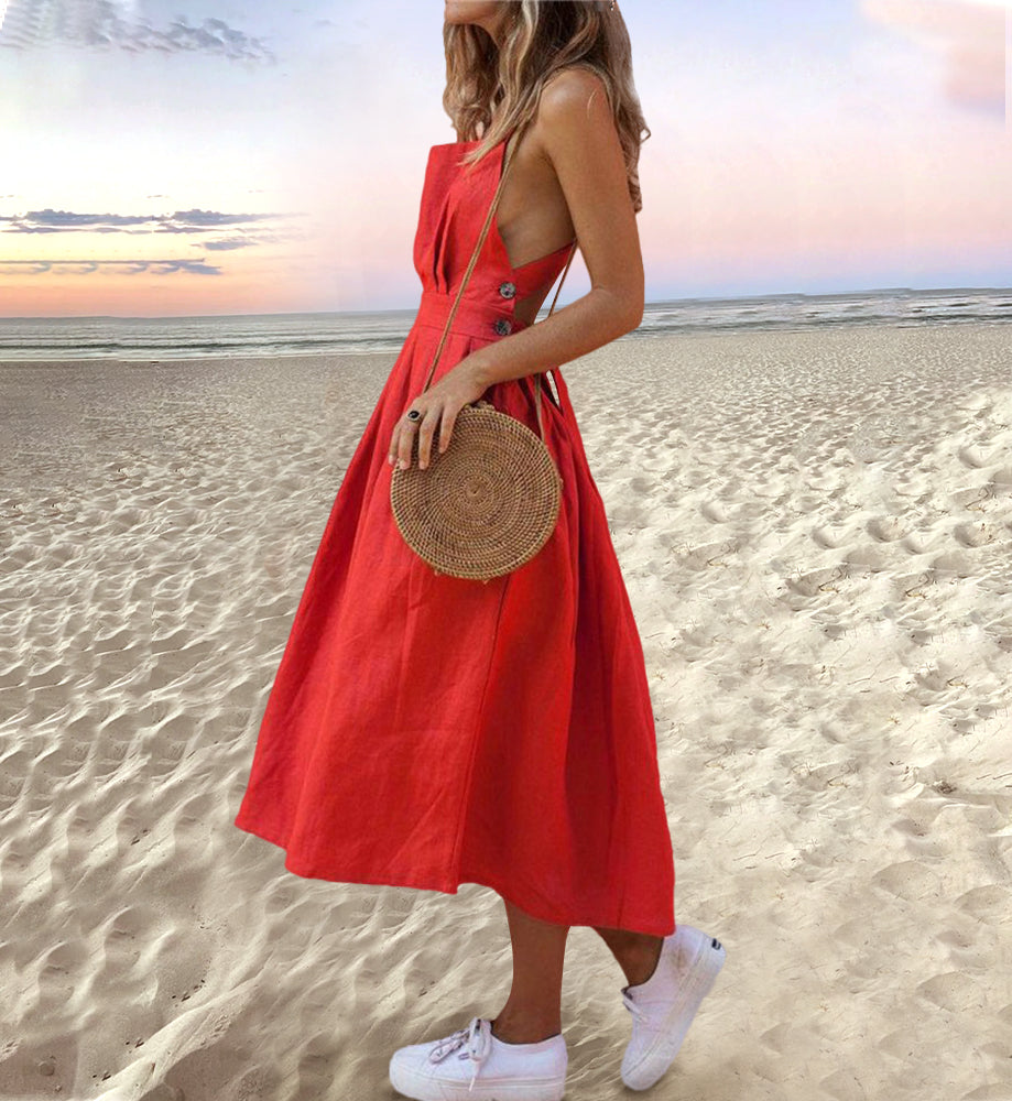 Emma | Robe Midi Femme Chic-1