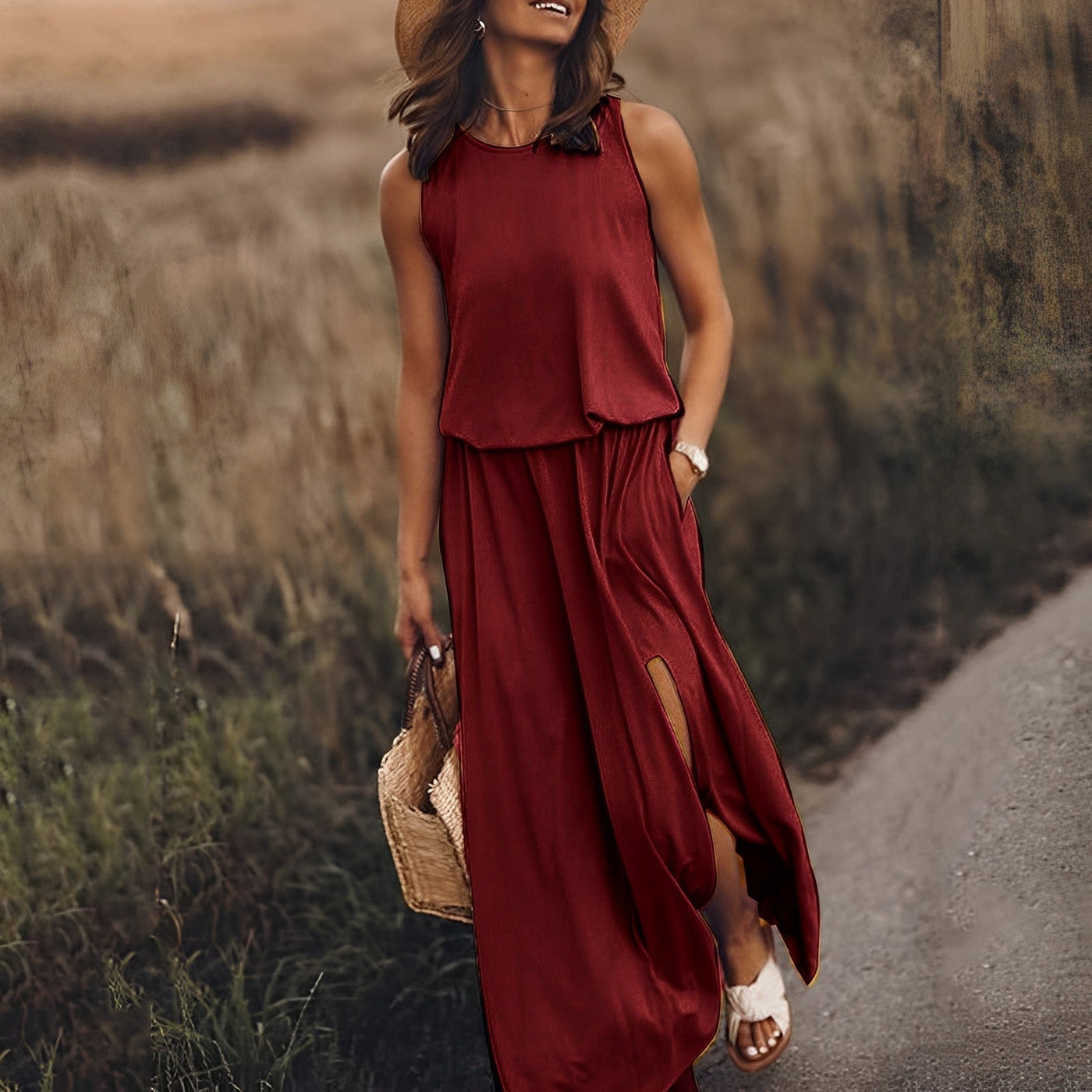 Variant image for Clara | Robe Longue Été Femme-1