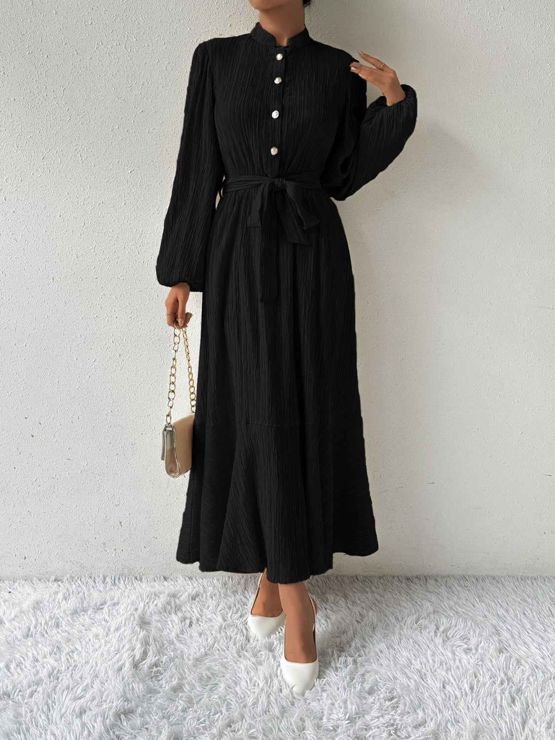 Adele | Robe élégante à manches longues