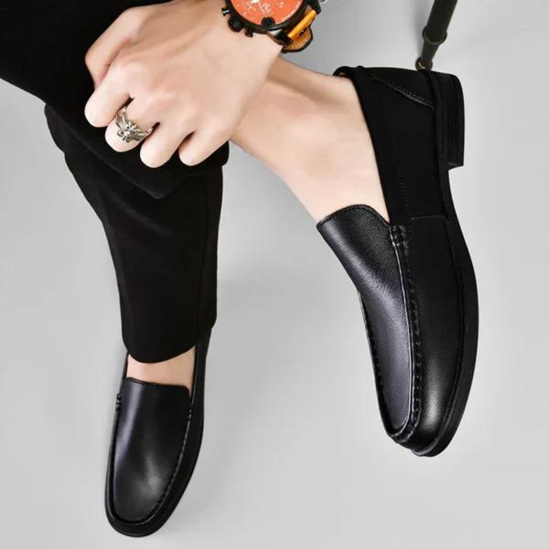 Mario | Mocassins italiens en cuir véritable