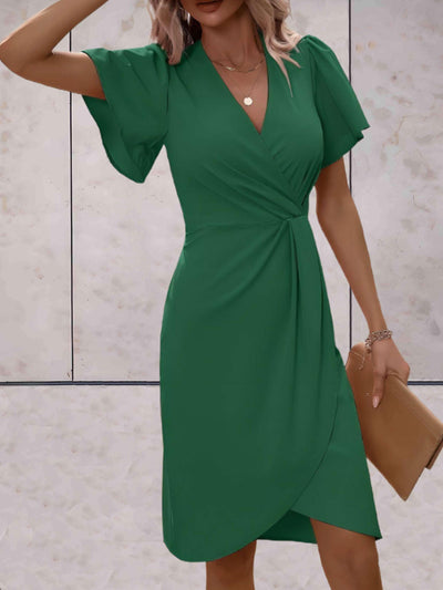 Caroline | Robe élégante à col en V