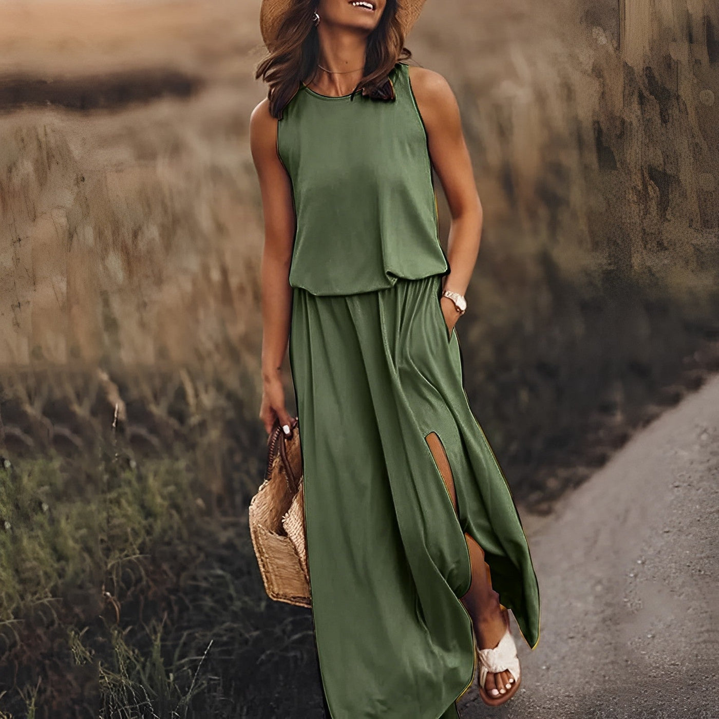Variant image for Clara | Robe Longue Été Femme-17