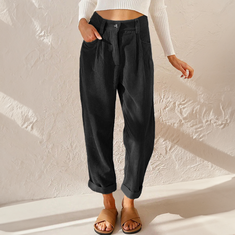 Variant image for Elise | Pantalon Décontracté Pour Femme en Cordon-25