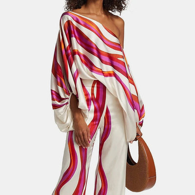 Claire | Ensemble Tailleur Femme Élégant à Deux Pièces avec Manches à Lanterne-3