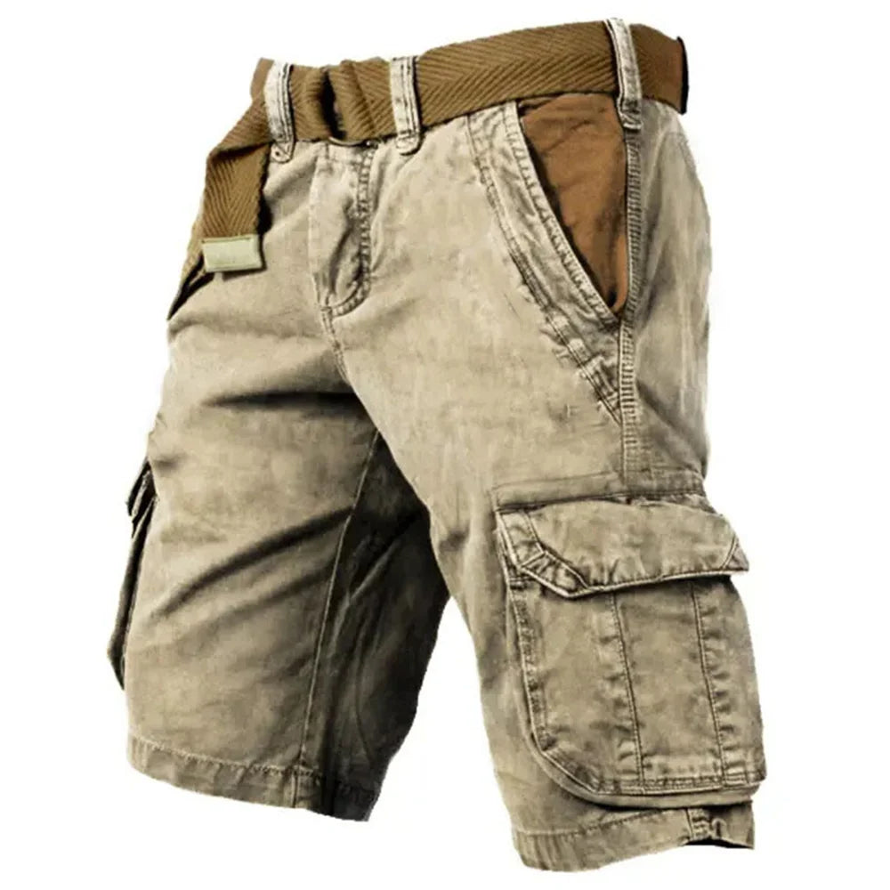 Eero | Short Cargo Homme en Coton Élégant et Confortable-4