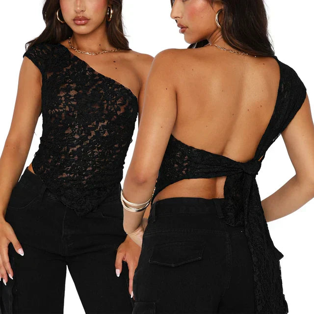 Variant image for Emma | Haut Femme Asymétrique-1
