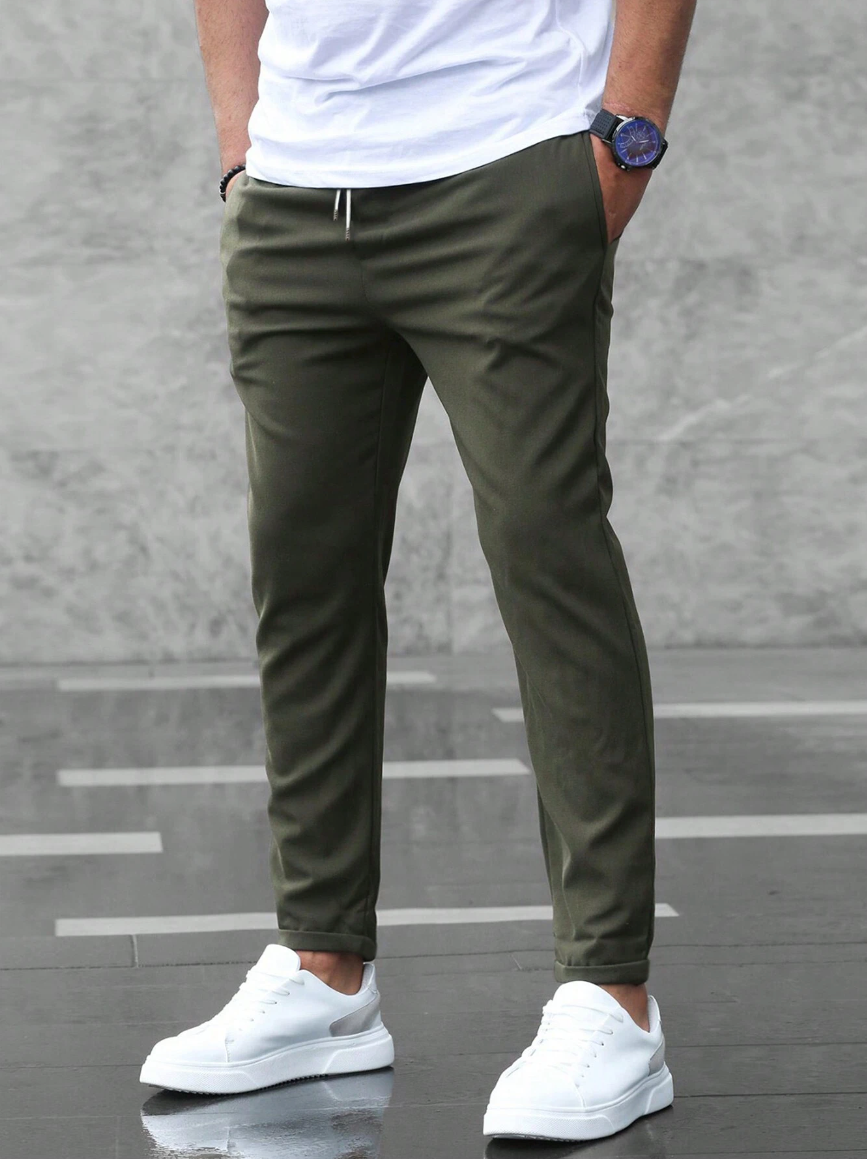 Variant image for Pantalon Élastique Homme – Confort Extensible, Coupe Classique-6