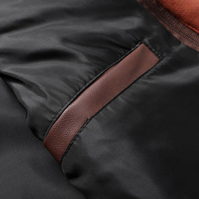 Enzo | Veste en cuir à capuche