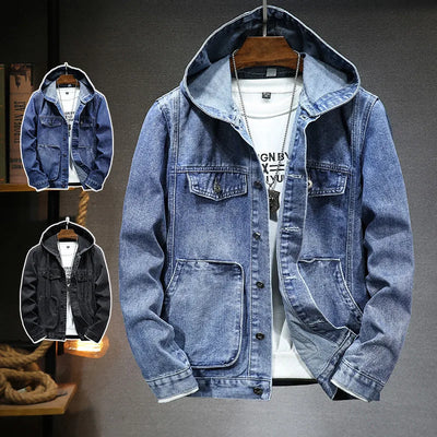 Elvin | Veste en jean à capuche