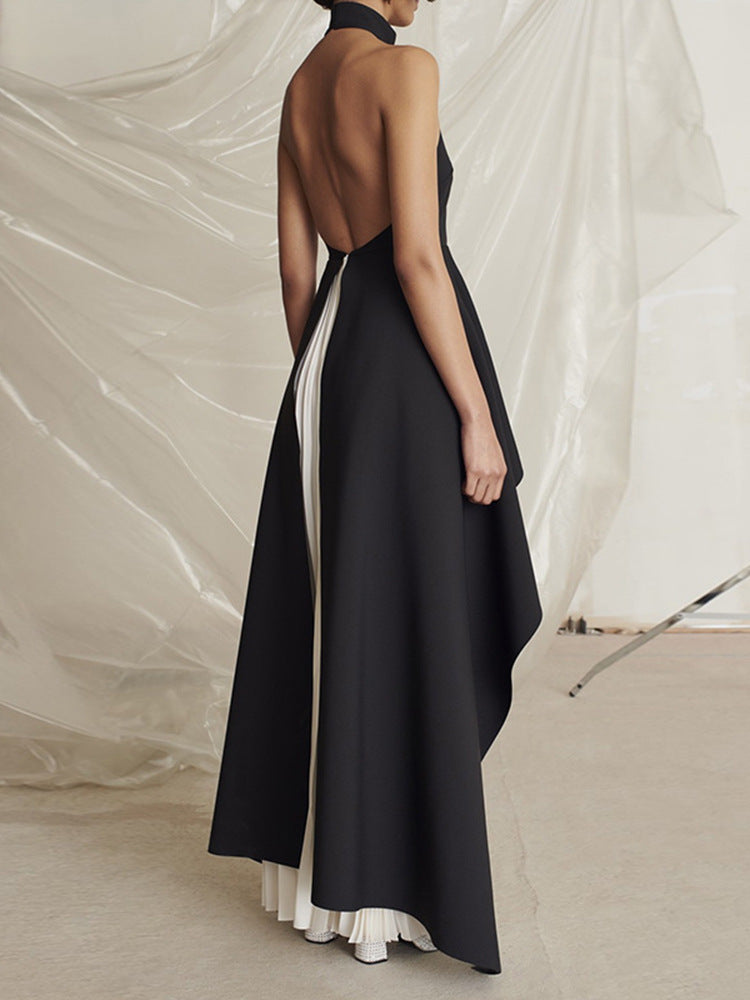 Luna | Robe Longue Femme Asymétrique Élégante-2