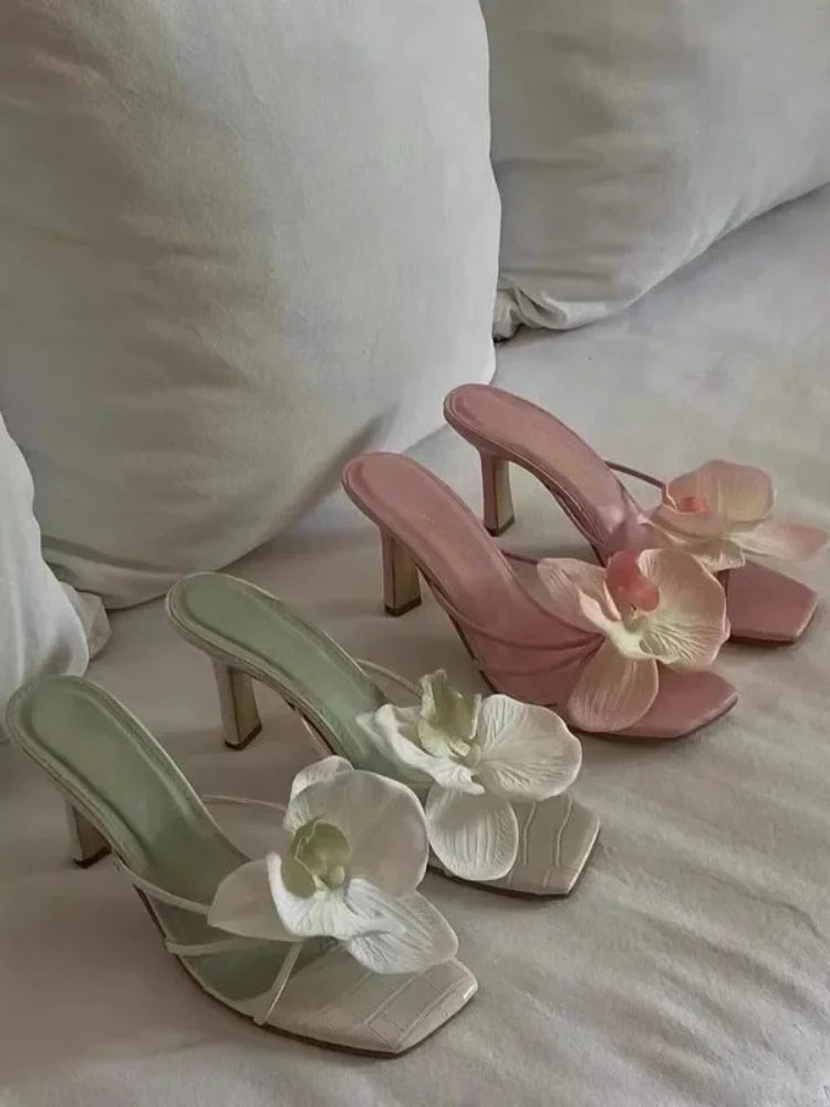 Luna | Talons Enchantés Élégants avec Design Floral-2