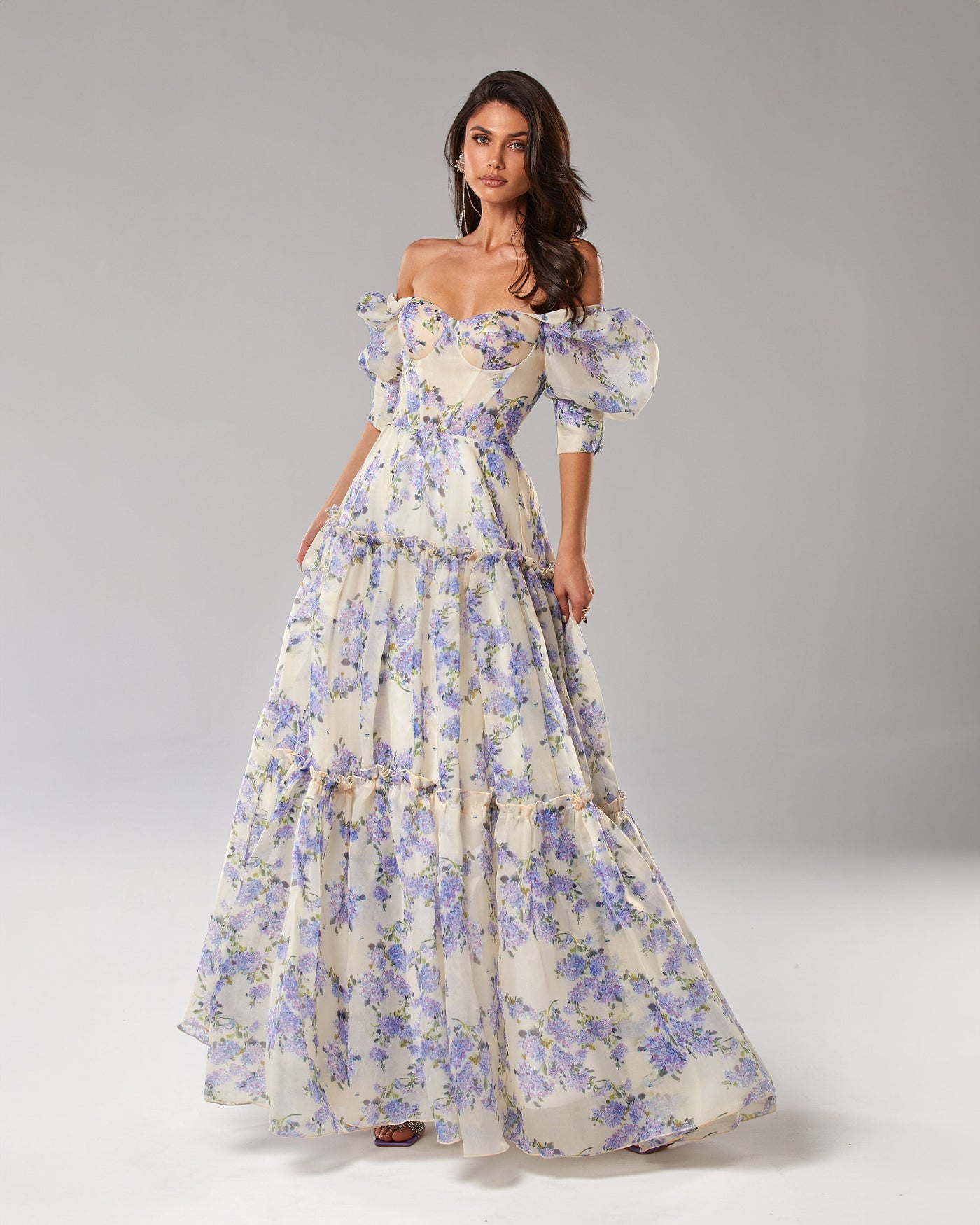 Variant image for Luna | Robe Longue Fleurie Élégante d'Été pour Femme-1