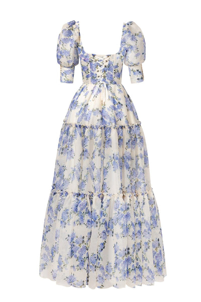 Luna | Robe Longue Fleurie Élégante d'Été pour Femme-4