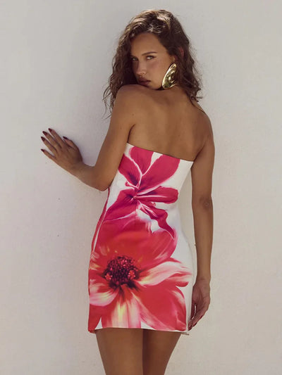 Luna | Robe Fleurie Femme Chic-5