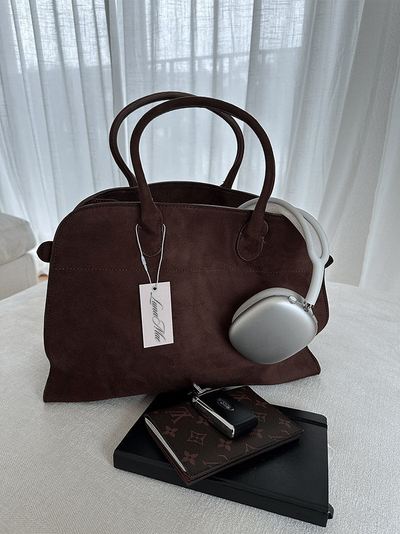 Luna | Sac à main Femme en Daim Élégant et Spacieux-3