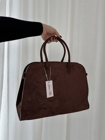 Luna | Sac à main Femme en Daim Élégant et Spacieux-4