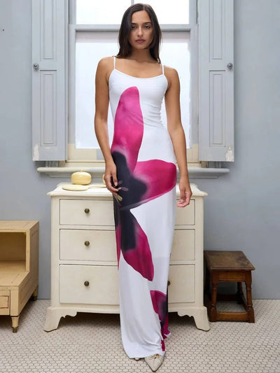 Variant image for Luna | Robe Longue Fleurie d'Été Femme-11