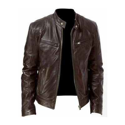 Jonas | Veste en cuir élégante