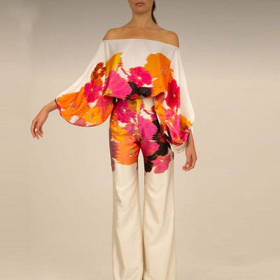 Variant image for Claire | Ensemble Tailleur Femme Élégant à Deux Pièces avec Manches à Lanterne-13