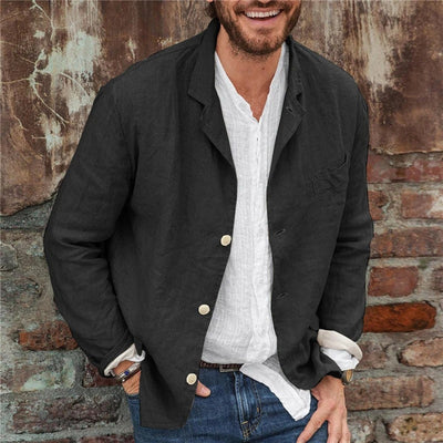 Variant image for Veste Homme Lin - Confortable, Élégante, Décontractée-19