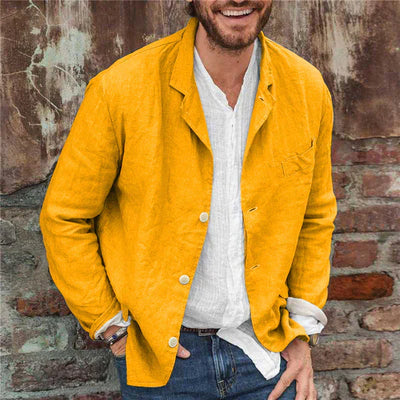 Veste Homme Lin - Confortable, Élégante, Décontractée-5