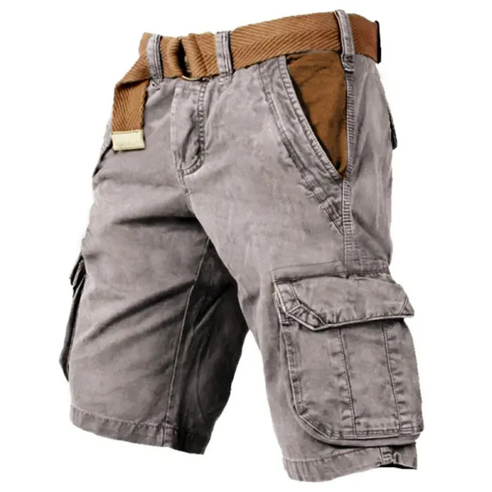 Eero | Short Cargo Homme en Coton Élégant et Confortable-2