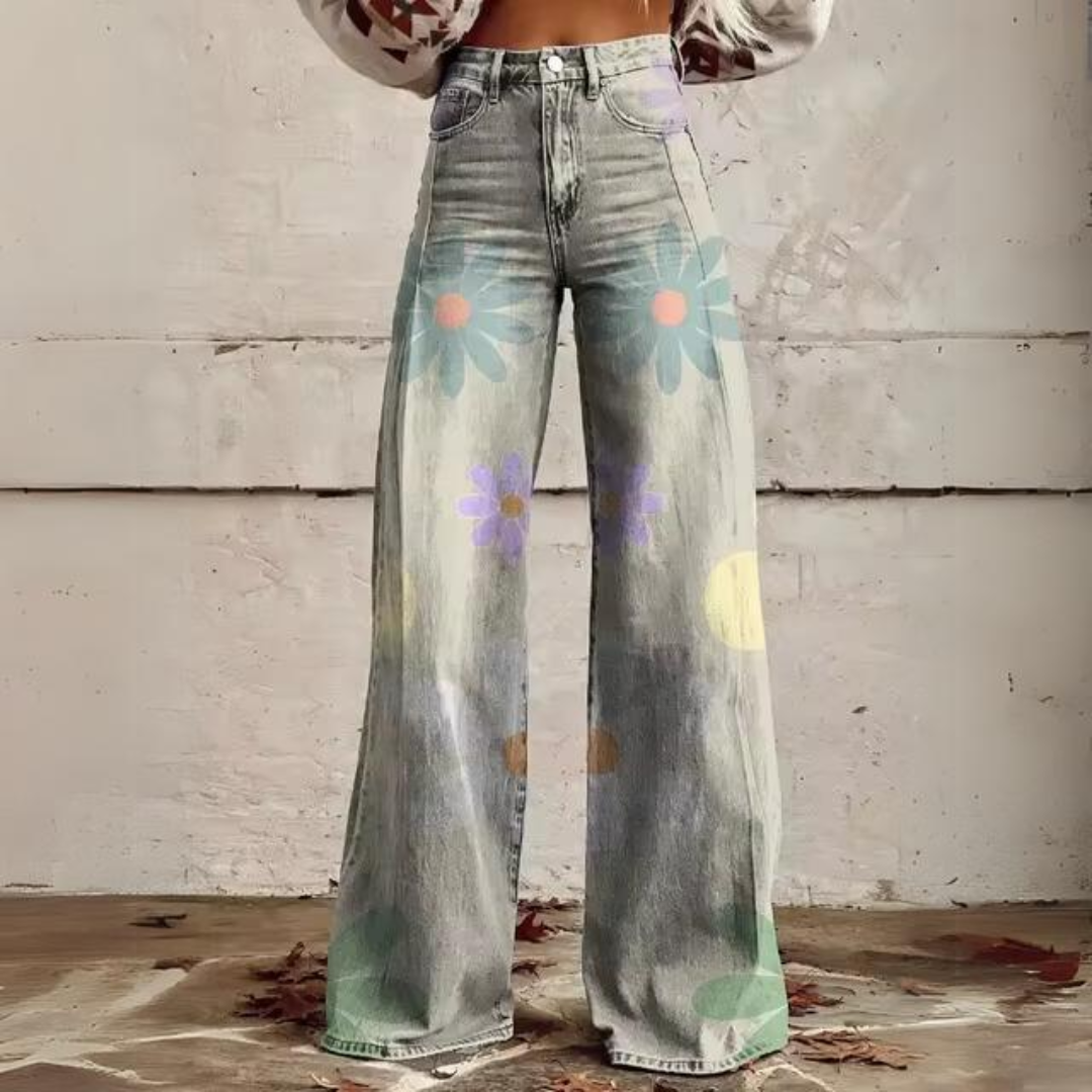 Cerise | Pantaloni classici a gamba larga
