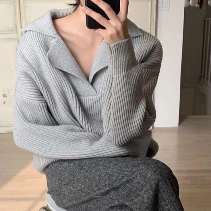 Yara | Pull à col V pour l'hiver