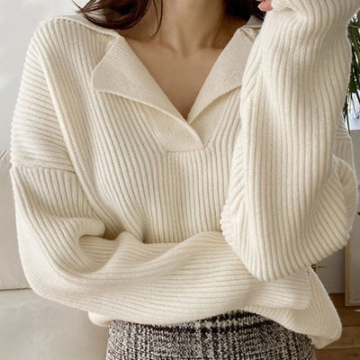 Yara | Pull à col V pour l'hiver