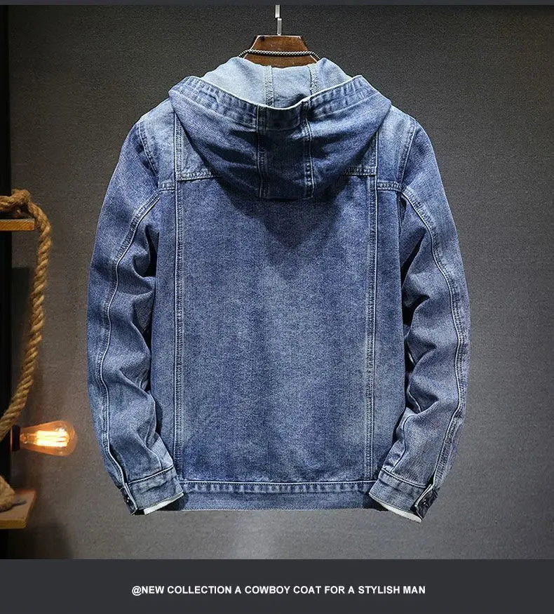 Elvin | Veste en jean à capuche