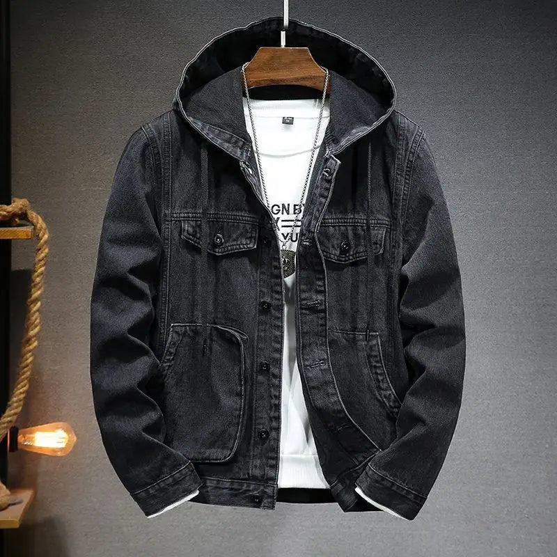 Elvin | Veste en jean à capuche