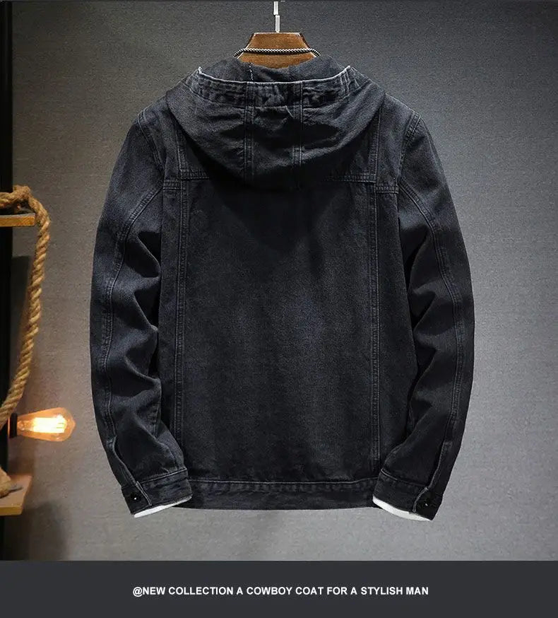 Elvin | Veste en jean à capuche